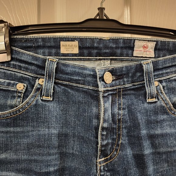 Ag Adriano Goldschmied Stilt Roll-up Cigarette Jean Size 27 - Picture 4 of 8
